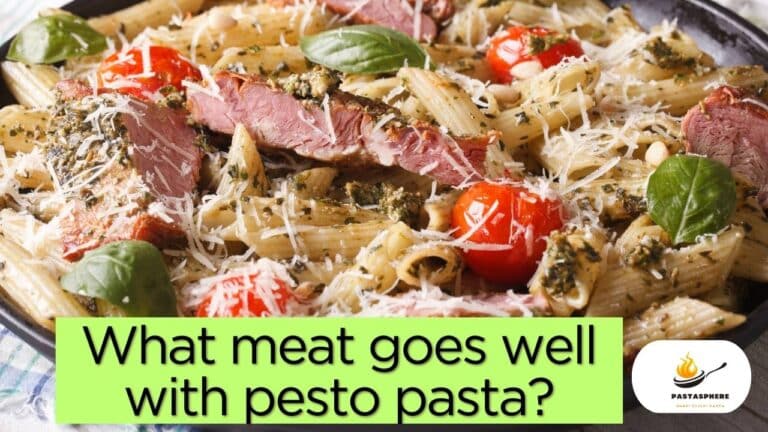 What meat goes well with pesto pasta? Don’t miss