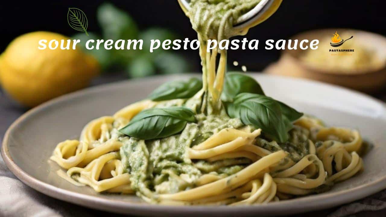 sour cream pesto pasta sauce