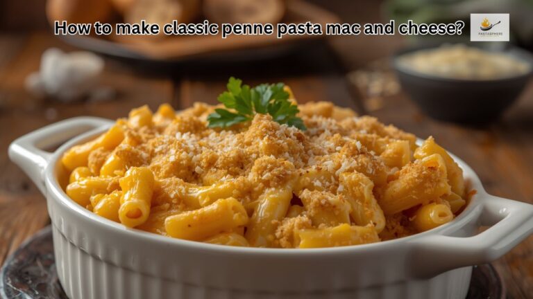 classic penne pasta mac and cheese
