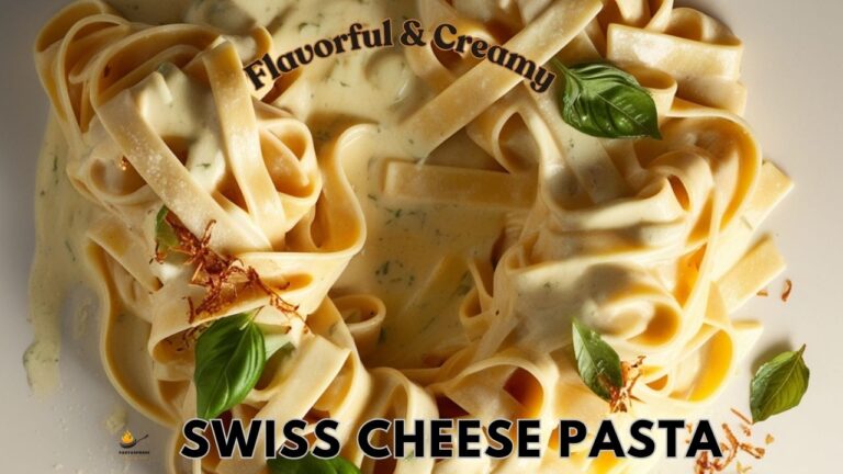 swiss cheese pasta A Flavorful & Creamy Recipe