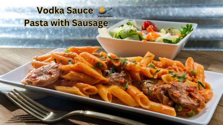 Vodka Sauce pasta with Sausage