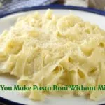 can you make pasta roni without milk
