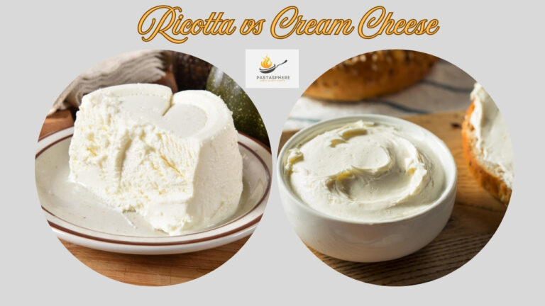 Ricotta vs cream cheese