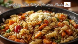 Two Ways Fusilloni Pasta