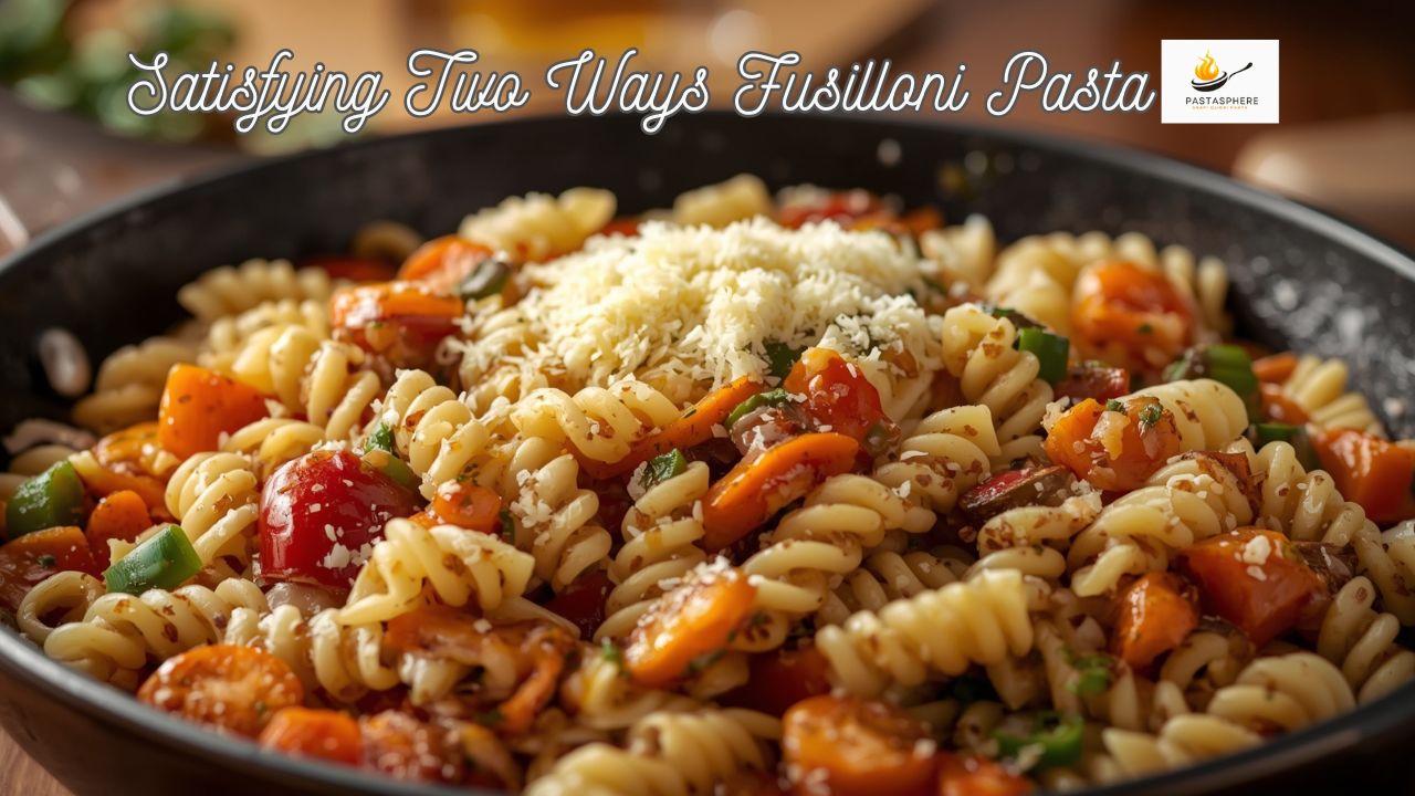 Two Ways Fusilloni Pasta