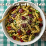 beetroot and pasta salad