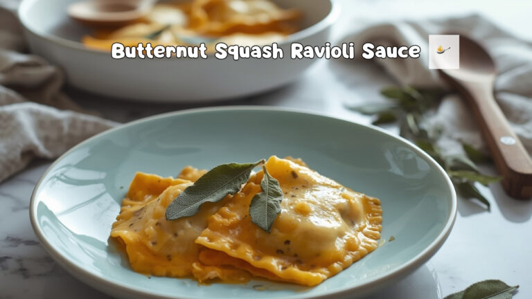 Butternut Squash Ravioli Sauce
