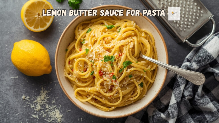 Lemon Butter Sauce for Pasta