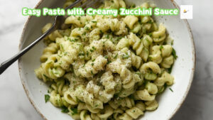 Pasta with Creamy Zucchini Sauce