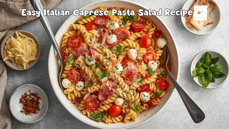 Italian Caprese Pasta Salad