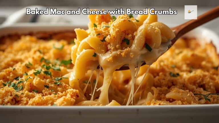 baked mac and cheese with bread crumbs
